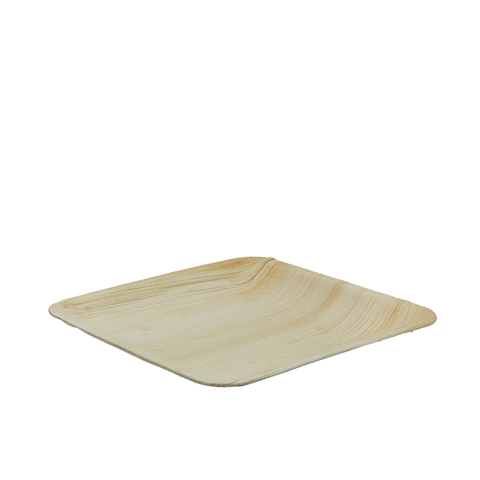 Palmeblads tallerken, 20x20cm