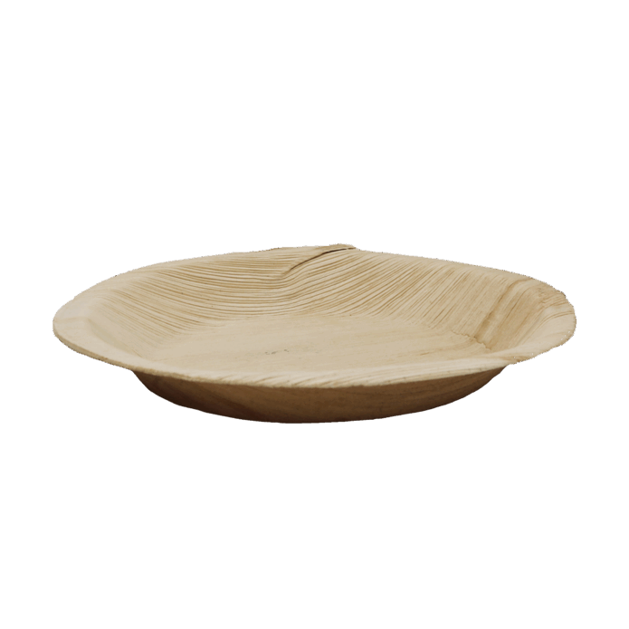 Palmeblads dyb tallerken, Ø: 20 cm