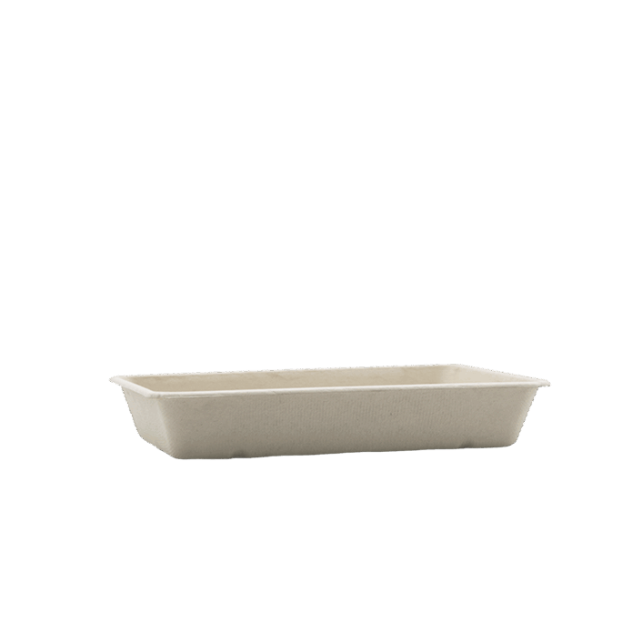 Sukkerrørsfiberbakke, 600ml